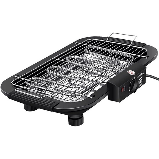 Parrilla eléctrica antiadherente para asados, 6 niveles.