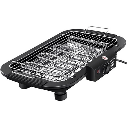Parrilla eléctrica antiadherente para asados, 6 niveles.